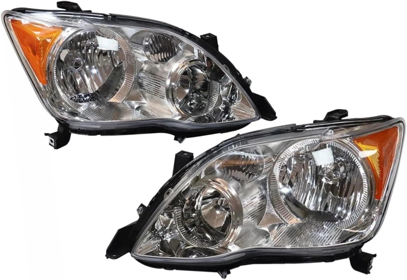 For 2008-2010 for Toyota for Avalon for Limited/XLS/XL/for Touring for Sedan 3.5L, Front Right Side Headlamp 81110-07093, Chrome Housing Clear Lens(Driver)