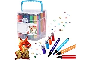 24/36 Color Watercolour Stamp Markers Pens Kit