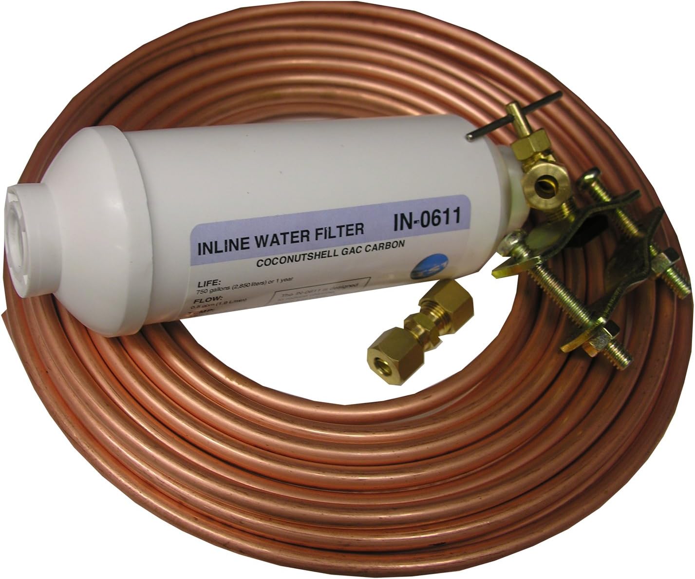 LASCO 371831 Inline Ice Maker Install Kit with Filter