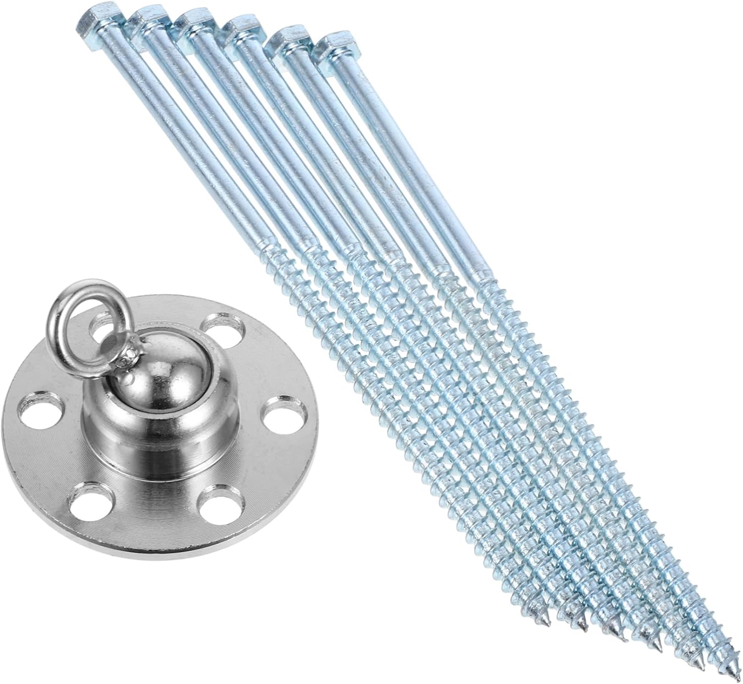 GALPADA Dog Stake Set Heavy Duty Ground Stake Tie Out Cable Easy to Install Portable for Garden Swing