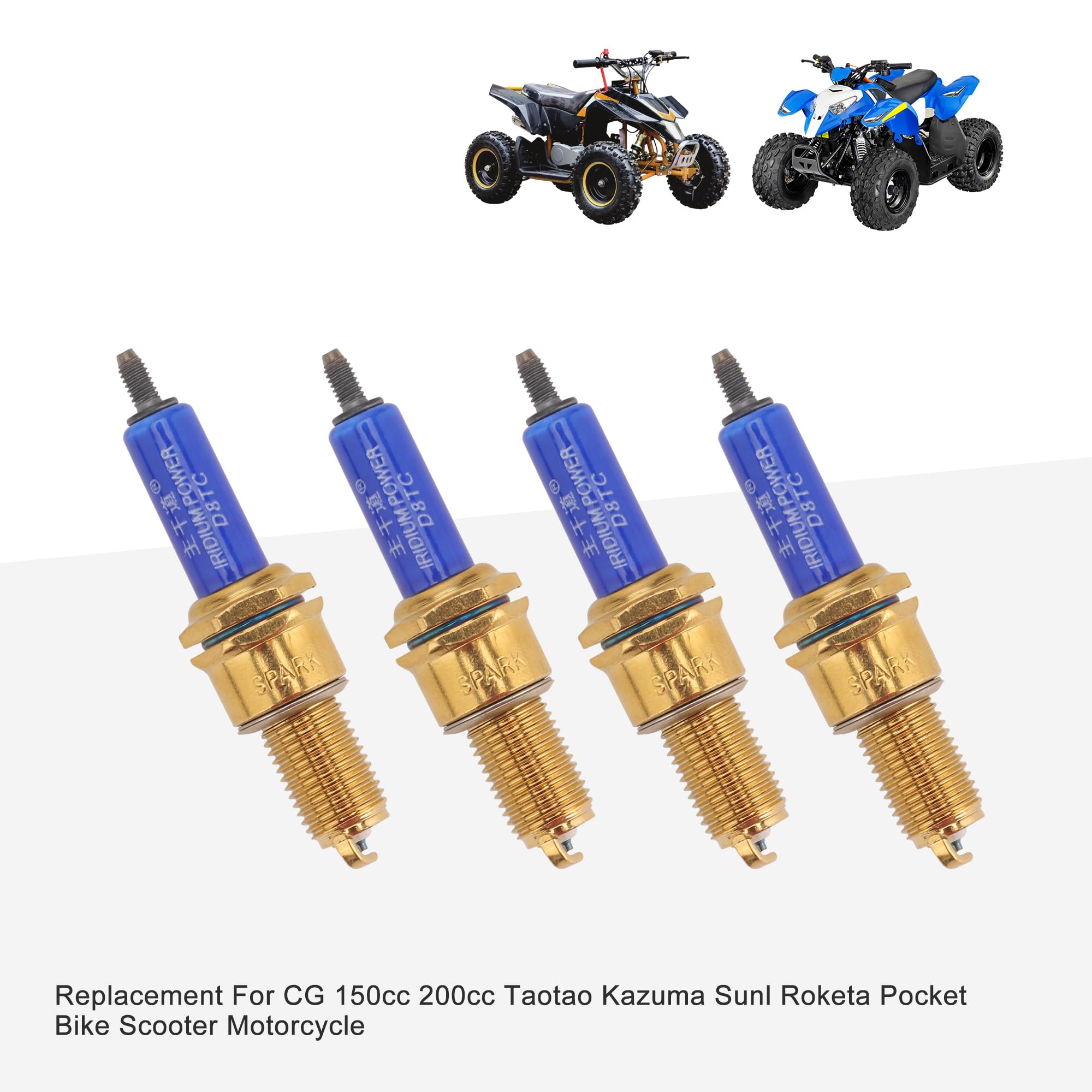 Amazon.com: GOOFIT D8TC Spark Plug Replacement for GY6 150cc