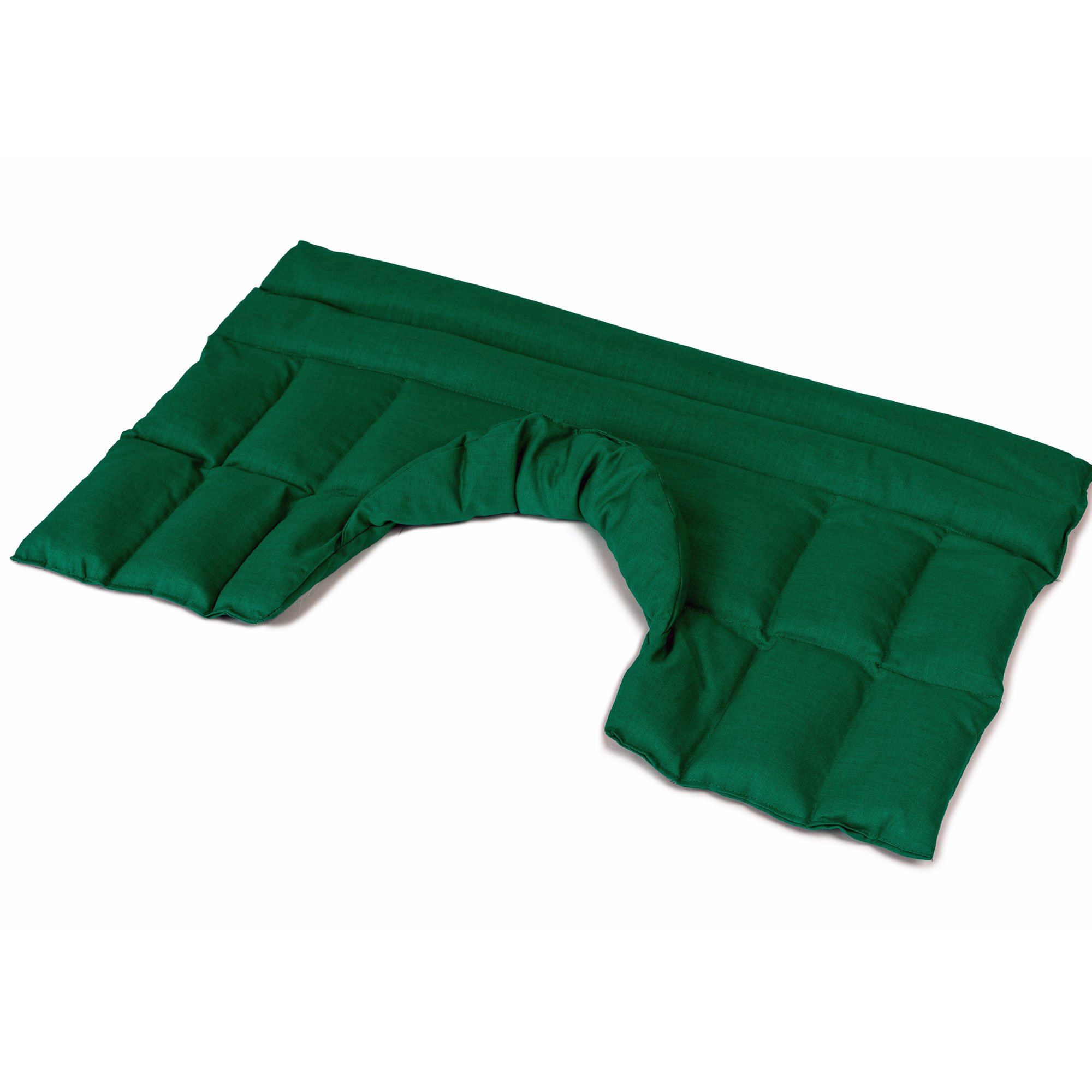 Cuscino termico cervicale XL per collo, spalle e schiena - Cuscino termico con semi di ribes - verde -