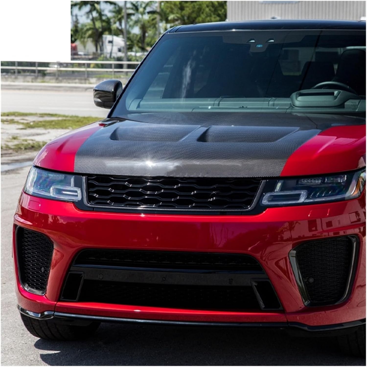 Carbon Fiber Hood Car Bonnet Compatible With Range Sport SVR Engine Cover Hood