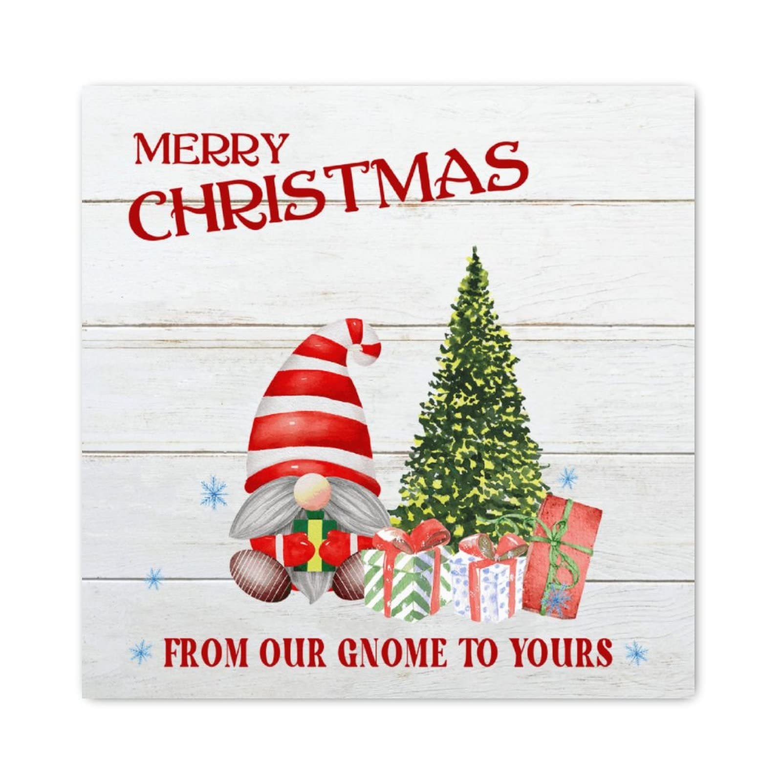 Plaque en bois Noël décoration murale minimaliste style ferme