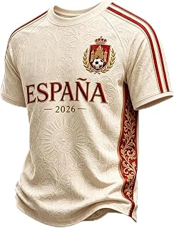 Mens Spain World Soccer Cup Jersey 2026 Short Sleeve Team Shirts