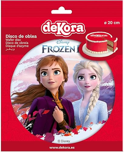 Miniatura 2 de Disney Frozen II Elsa & Ana - Decoración para tartas redonda de 8 pulgadas