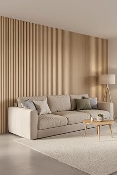 3D Modern Ahşap Panel Tek Parça Duvar Kağıdı – Kolay Uygulama, 200 x 150
