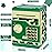 Renvdsa Cartoon Electronic ATM Password Piggy Bank Cash Coin Can Auto Scroll Paper Money Saving Box Gift for Kids (Green Camouflage)