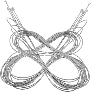 2pcs Steel Wire Rope Clothesline Pulley System for Balcony Courtyard