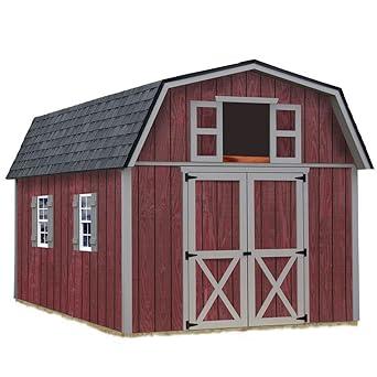 Best Barns Woodville 10 ft. x 12 ft. Wood Barn Storage Shed Kit Woodville_1012
