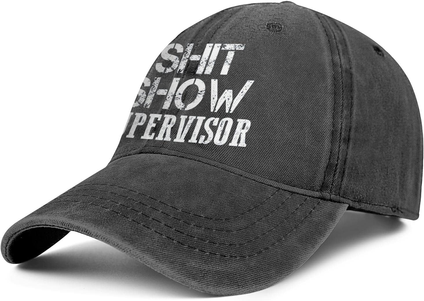Shit Show Supervisor Hat Shit Show Supervisor Cap Baseball Cap Golf Hat Funny Hat - Image 3