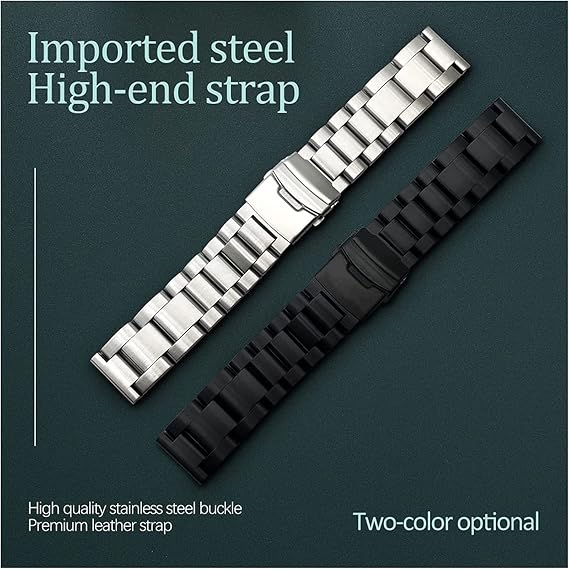 Metal Watch Band Metal Strap Watch Band Curved Strap Watchband Watch Strap Stainless Steel Watch Band Bracelet 22mm 24mm 26mm Solid Thicken Metal Watch Band Strap Watch Clasp Watch Strap Watch Women