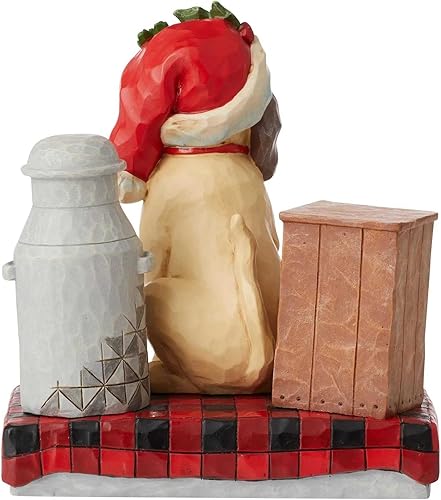 Miniatura 2 de Enesco Country Living by Jim Shore Country - Cubo de leche para perros, figurilla, 5.25 pulgadas de altura