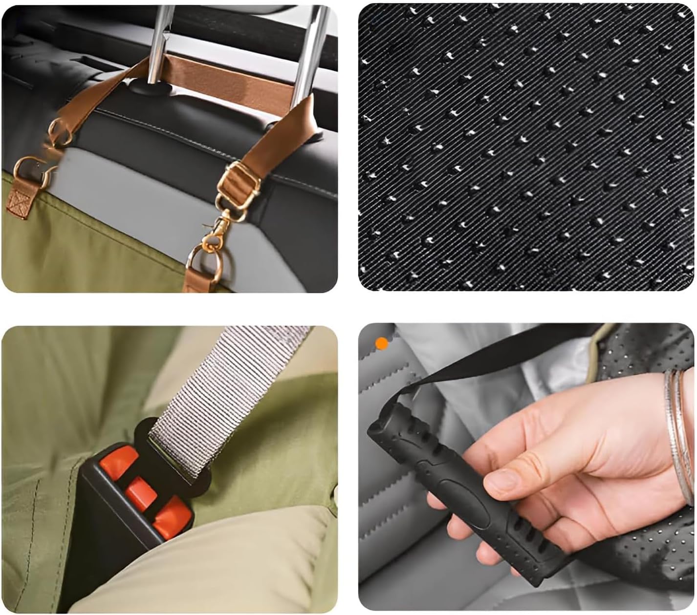 Dog Car Seat | Foldable Puppy Automotive Backseat... 17 Dog Car Seat | Foldable Puppy Automotive Backseat...