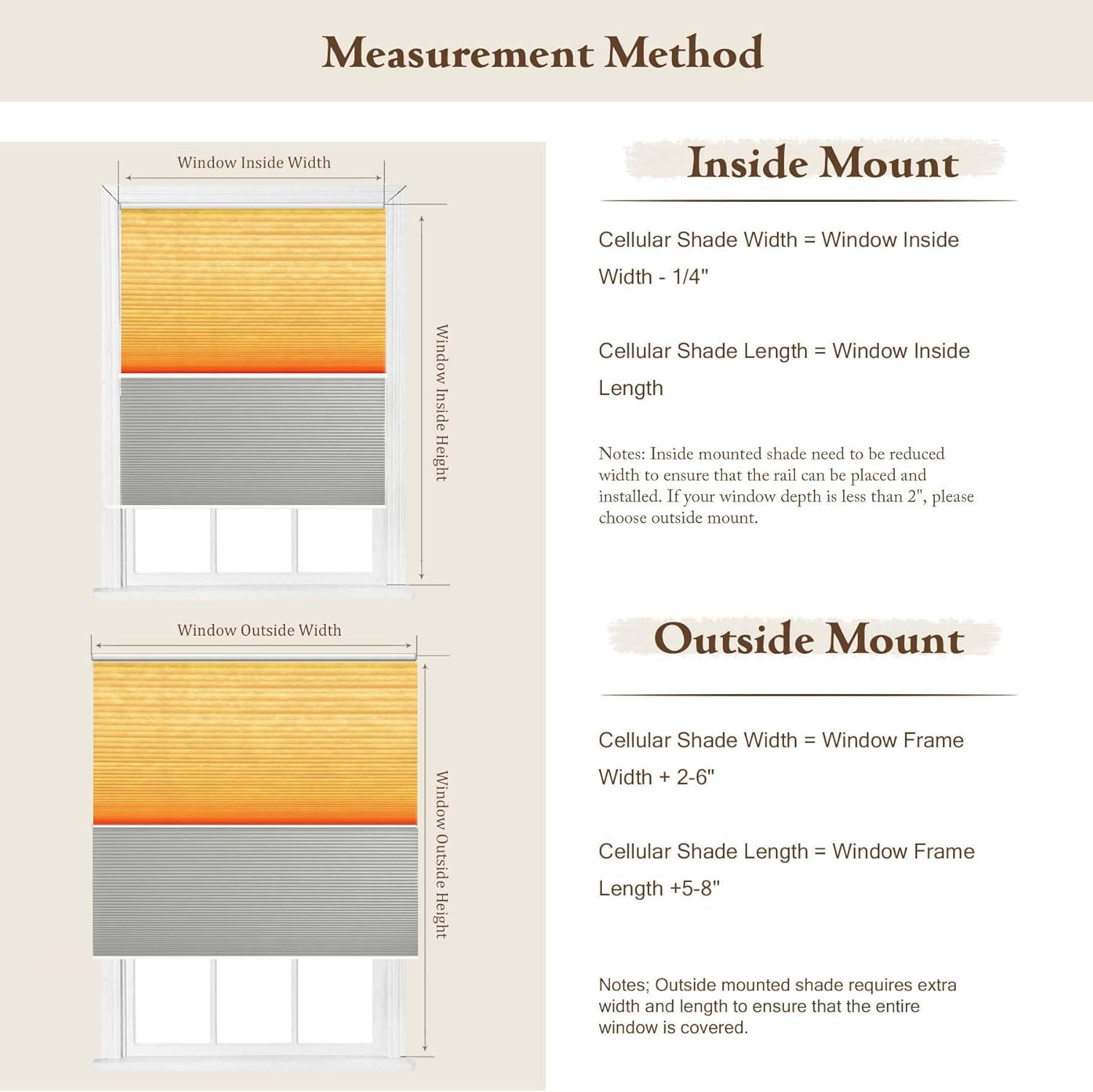 Cellular Blinds for Indoor Windows,2-in-1 Day Night Double-Layer Blackout Shades,45 Inch Wide Honeycomb Blinds Suitable for bedrooms, Living Rooms, and Children's Rooms.305-Y1005