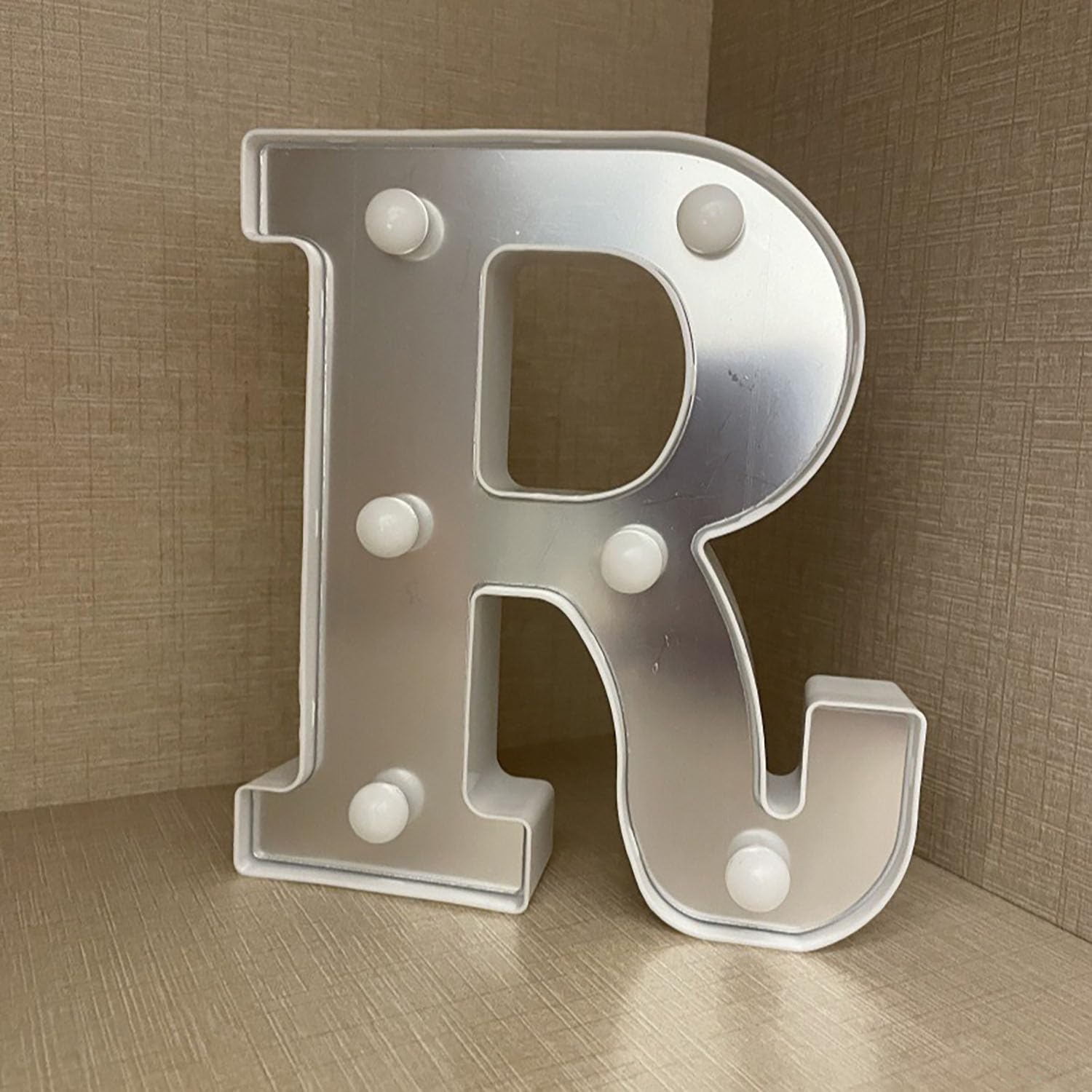 LED Marquee Letter Lights, Light Up Letters Glitter Alphabet Letter Sign Battery Powered for Night Light Birthday Party Wedding Girls Gifts Home Bar Christmas Decoration