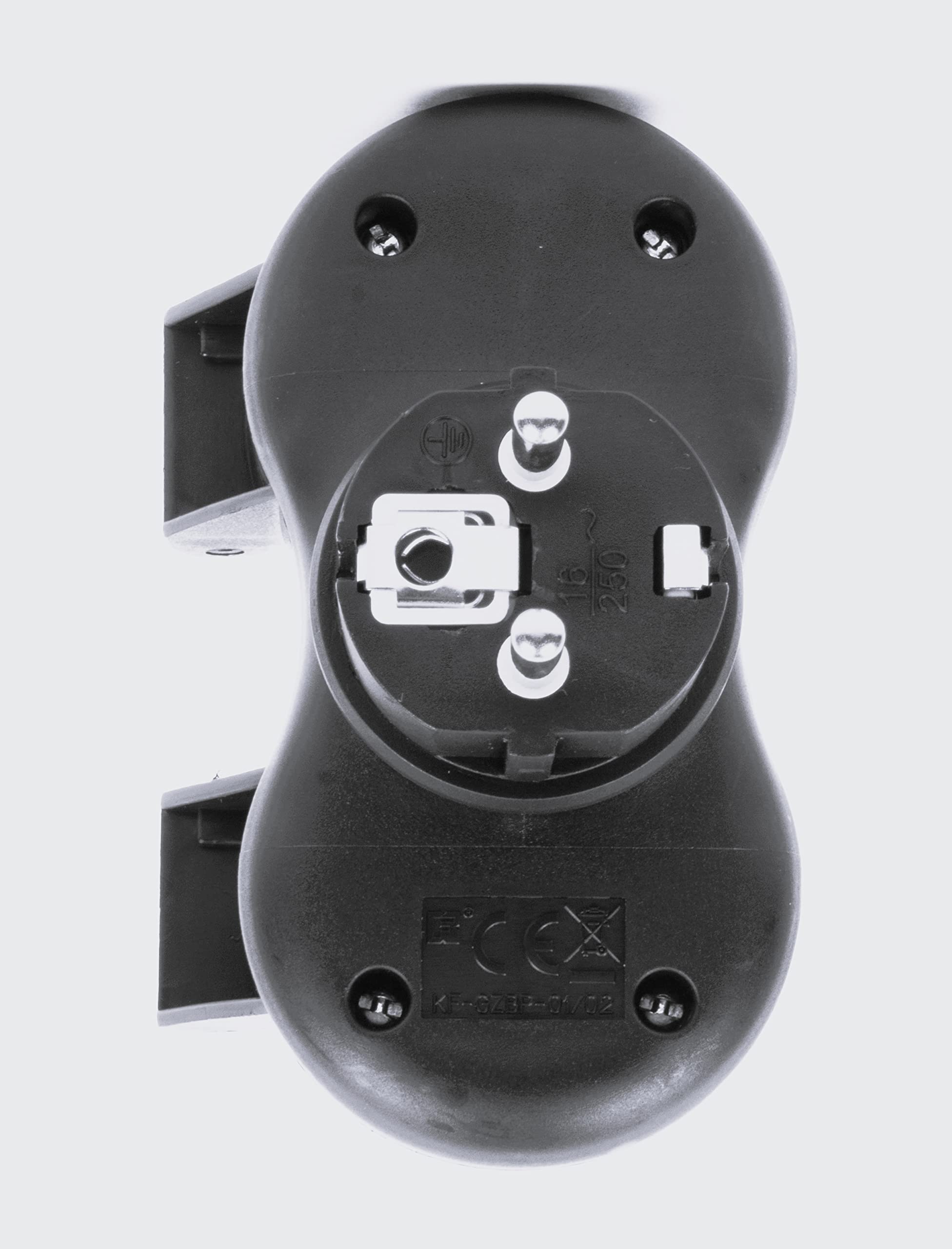 Schutzkontaktkupplung GUMMI Doppel Schuko Kupplung IP44 STECKER,S XX? (5 Stück)