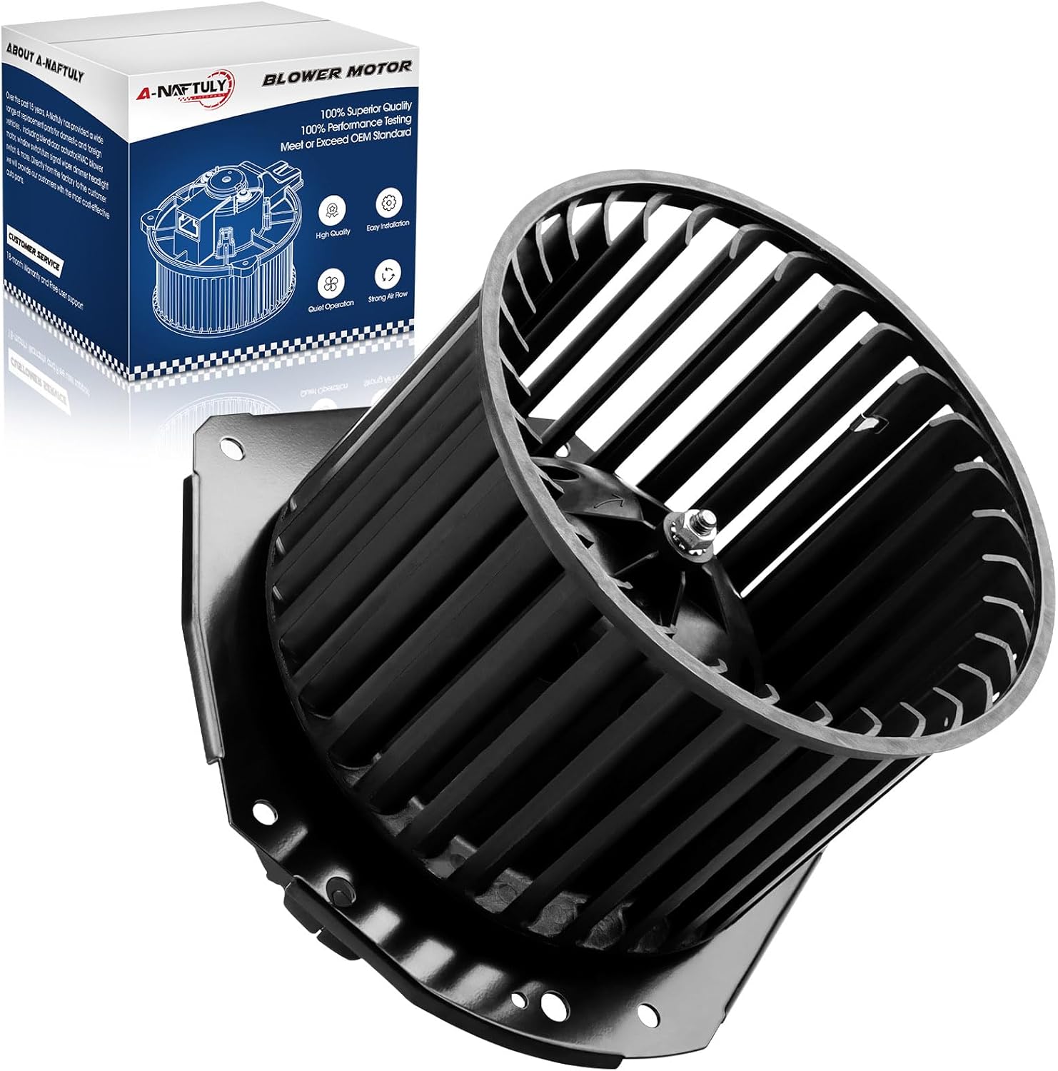 A-NAFTULY HVAC Blower Motor Replacement for 1992-1996 Chevy Suburban C/K1500-3500 Tahoe GMC Yukon Sierra - OE 700103 88890696