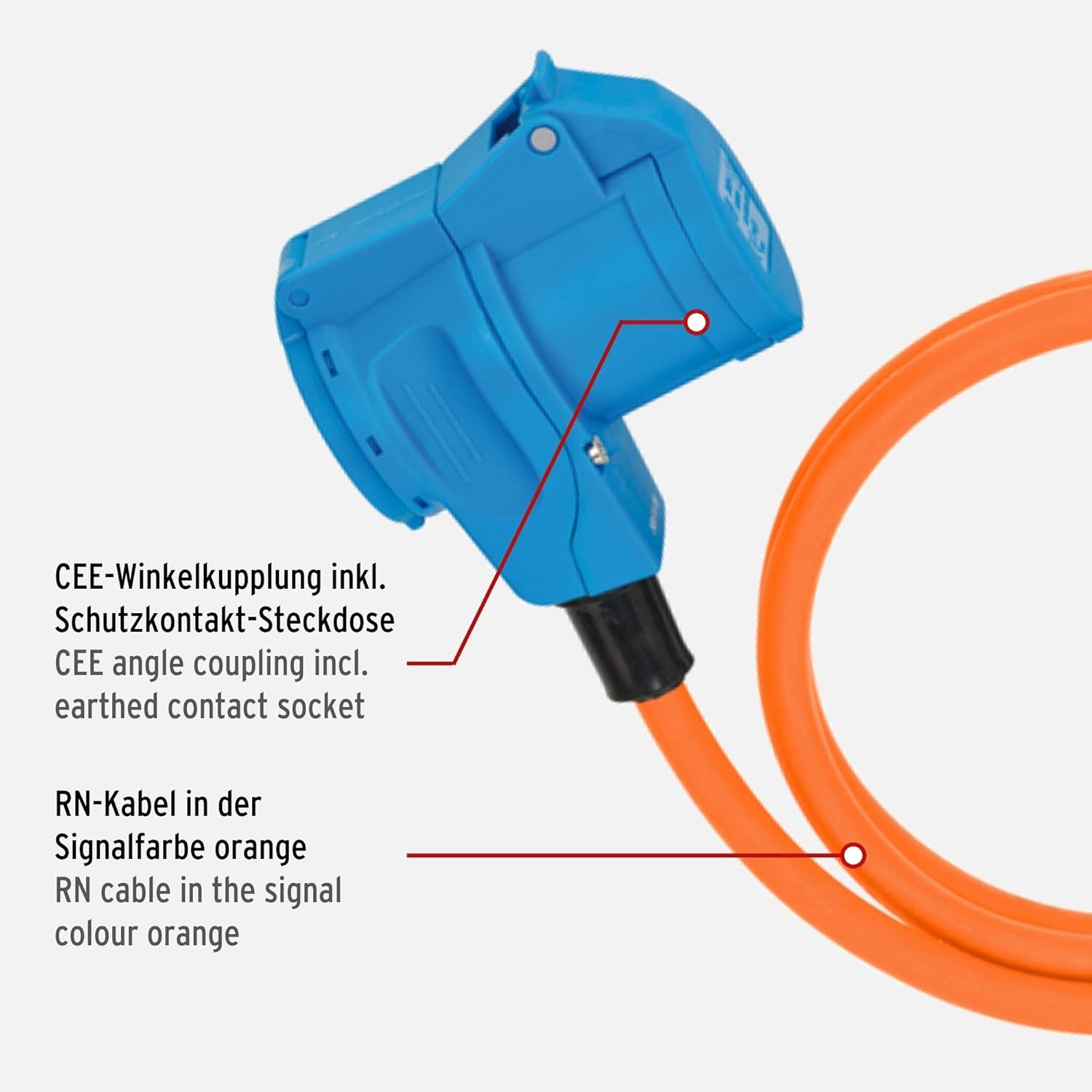 Brennenstuhl Power Extension 1.5 M 1 Ac Outlet(S) Outdoor Black, W128328952 (Outlet(S) Outdoor Black, Blue, Orange)
