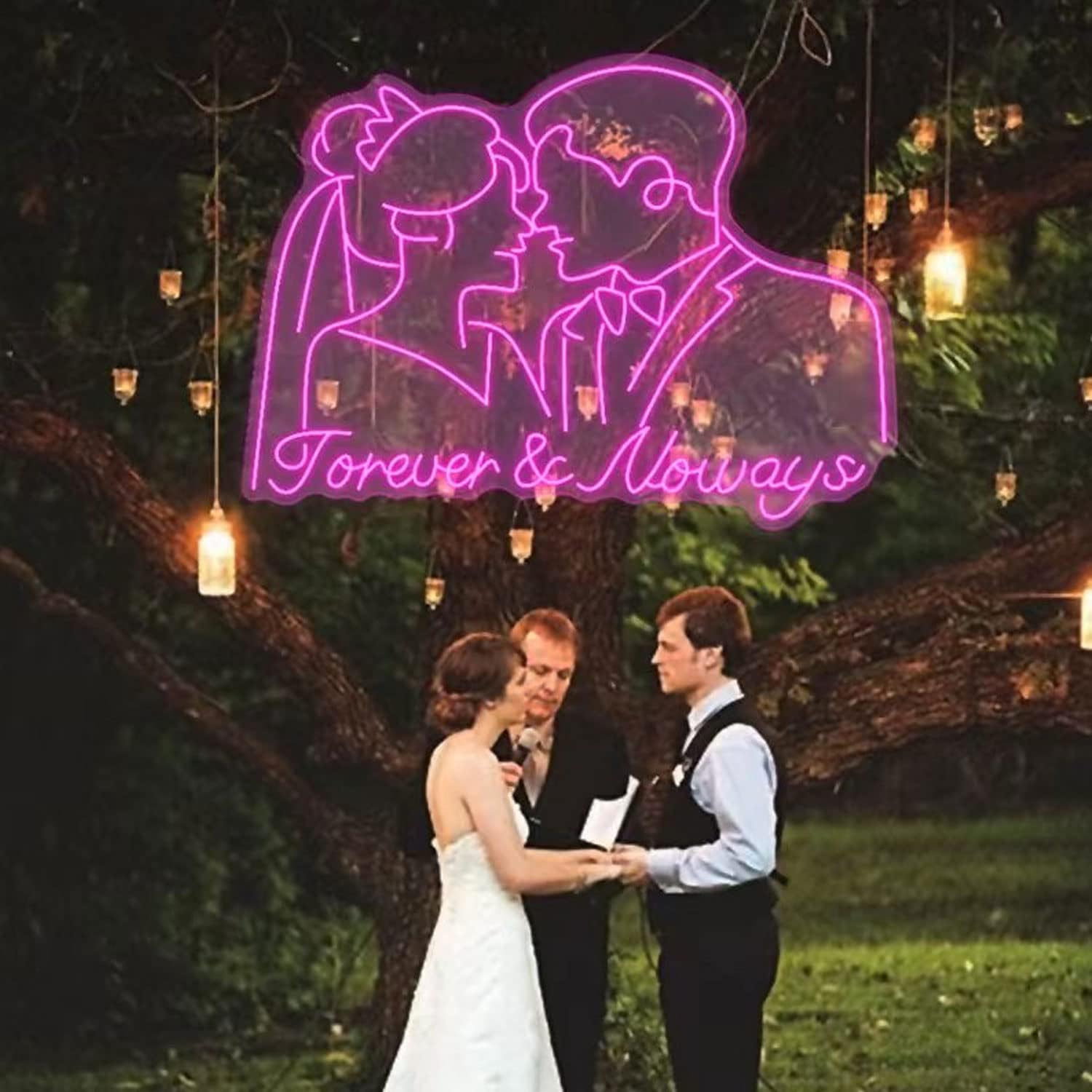 45inch Oversized Custom Neon Signs for Bedroom Wall Décor Store Holiday Display Personalized LED Name Lights for Wedding Party Dimmable Luminous Letters Words for Birthday Party Gift Bar Logo Ads