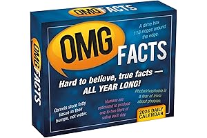 OMG Facts 2024 Boxed Daily Desk Calendar: Indulge in Mind-Boggling Truths Every Day