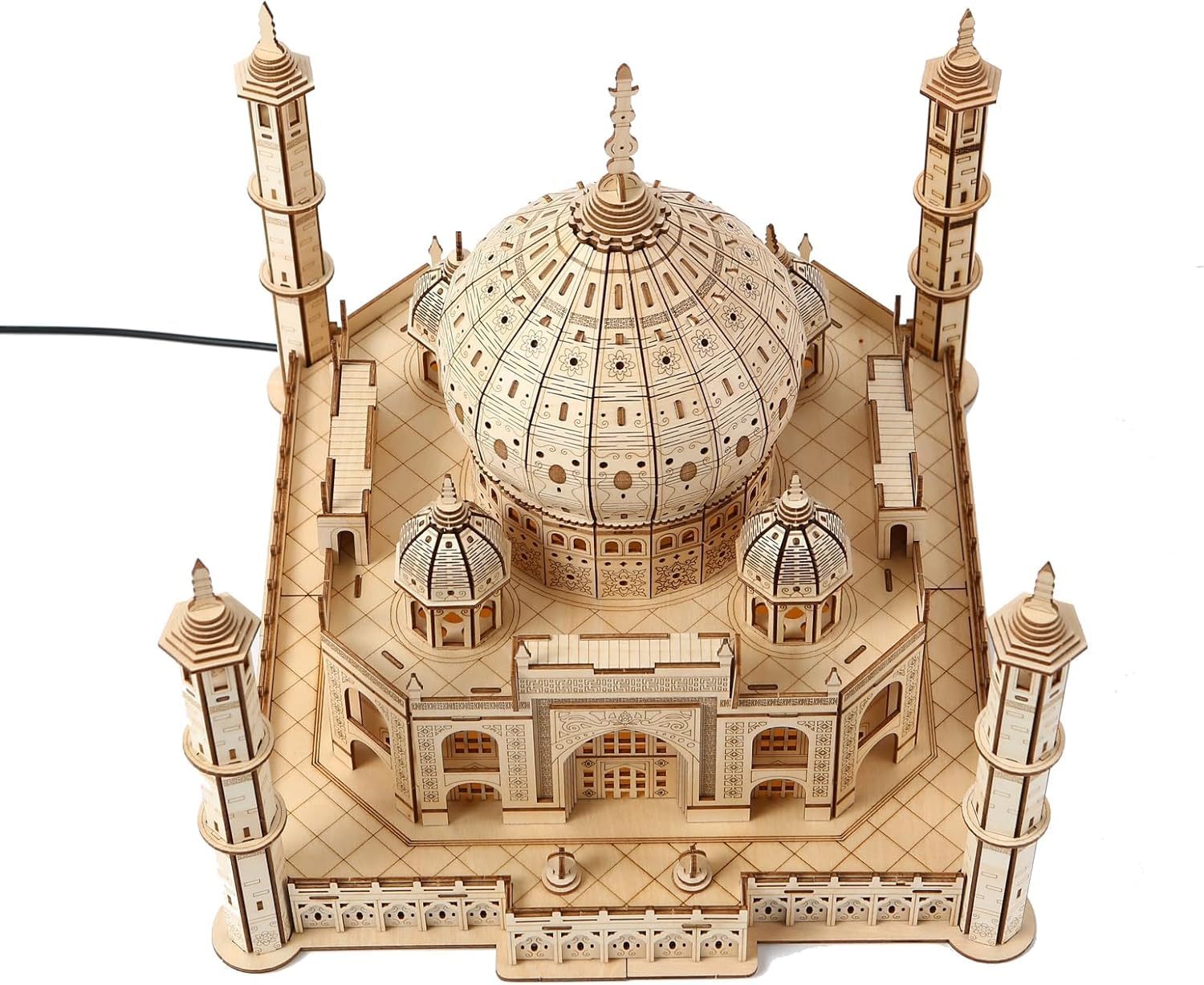 3D Puzzle Modellbausatz Holz Schloss Erwachsene, Vintage Holzbausatz 3D Puzzle, DIY Schloss 3D Holzbausatz Heimdekoration Desktop Spielzeug Erwachsene und Kinder