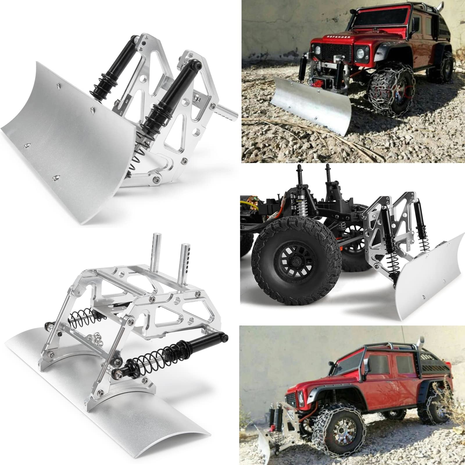 Runup Szufla do śniegu Axial SCX10 90046/90047 TRX4 D90 Redcat Gen8 1/10 RC Crawler Auto