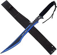 Vista 21 de Snake Eye Tactical - Espada de fantasía con funda de nailón, machete para exteriores y camping