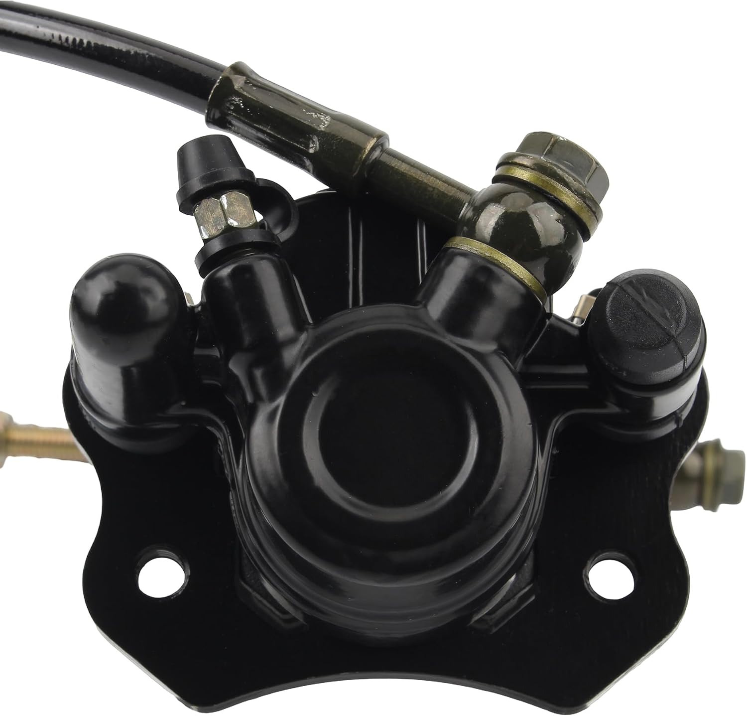 Rear Brake Master Cylinder Caliper Assembly and Brake Pad Compatible with 50cc 70cc 90cc 110cc 125cc Chinese TaoTao 110cc 125D 3050HD ATV 3050C SunL ATV Kids 4 Wheeler