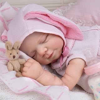 Aori Reborn Baby Dolls Realistic - 20-inch Lifelike Newborn Sleeping Girl with Ultra-Realistic Handcrafted Details, Weighted Real Life Baby Doll for Girls Age 3+