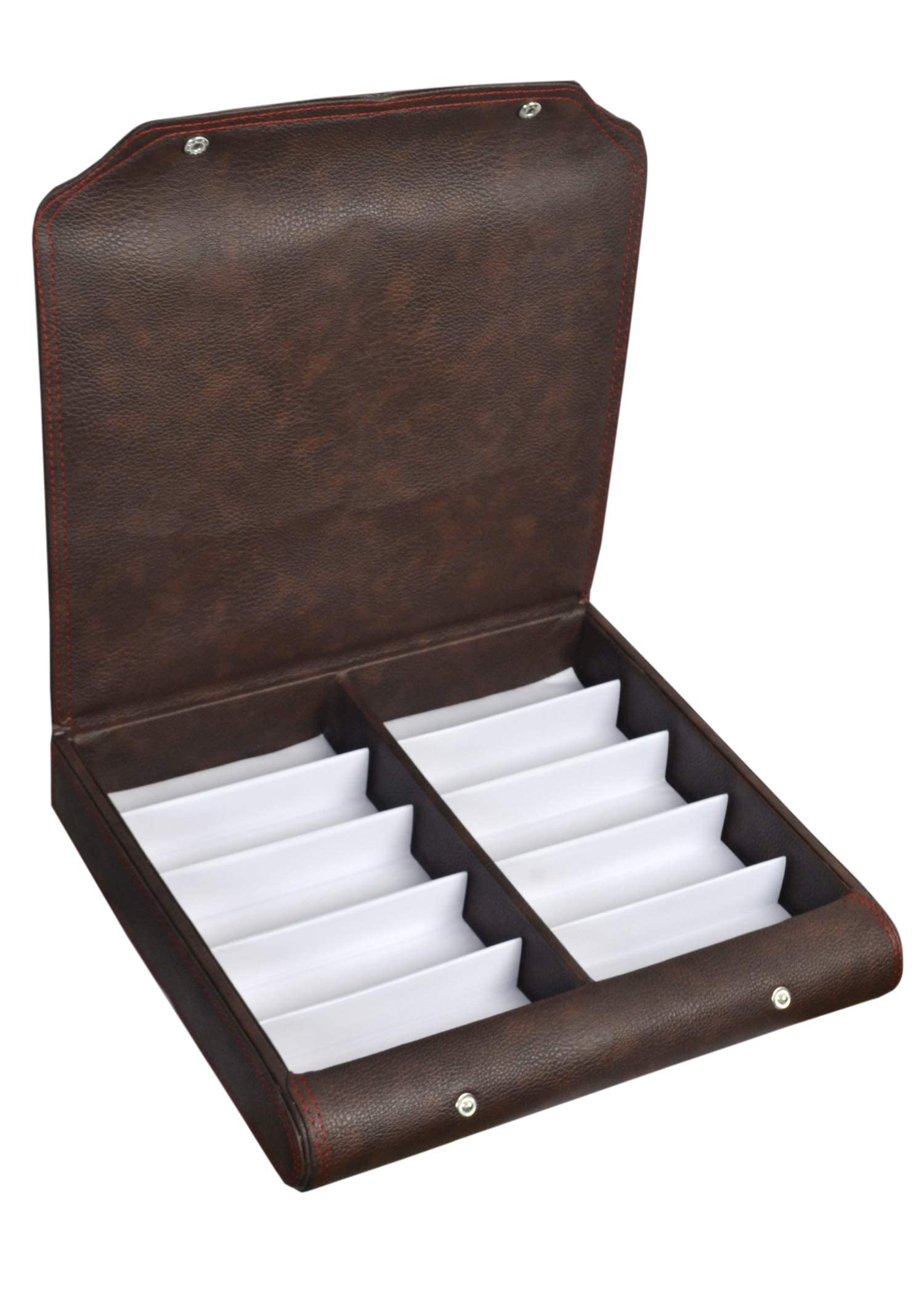 Sunglass,Eyewear,Goggles,Frames Box case cover zipper organizer storage 10pcs compartment in Brown Color (B097F421FH) Amazon Price History, Amazon Price Tracker