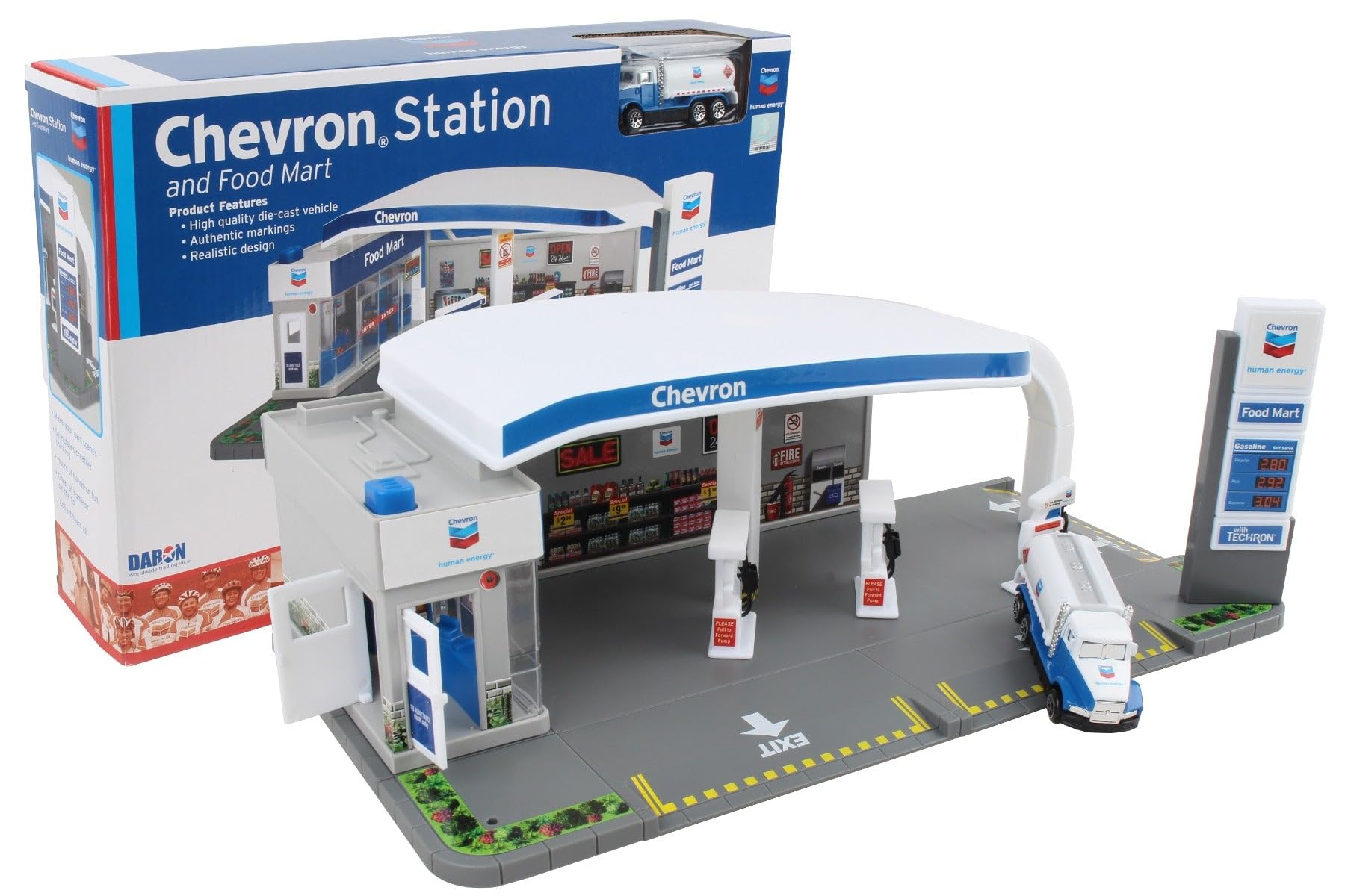 DaronChevron Gas Station Playset