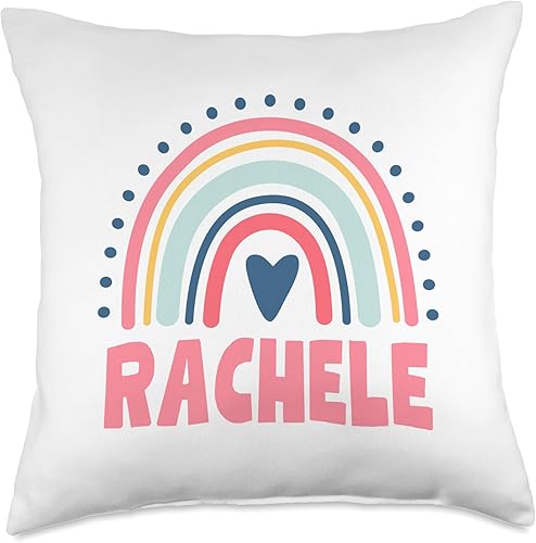 Miniatura 4 de Idea Regalo Personalizzata con Nome Gifts Idea Rachele Name Custom Woman Myth Legend Pink Birthday Party Throw Pillow, 16x16, Multicolor