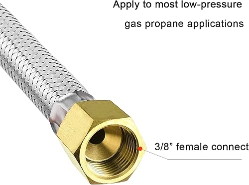 Miniatura 5 de Propane Regulator and Y Splitter Hose 2FT for Low Pressure BlackstoneWeberKenmoreBrinkman Gas Grills Heater