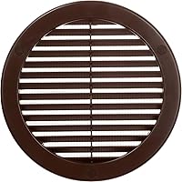 Vista 10 de Vent Systems Cubierta de ventilación blanca Soffit de 4 pulgadas (dimensiones de apertura), rejilla de ventilación redonda de plástico, pantalla