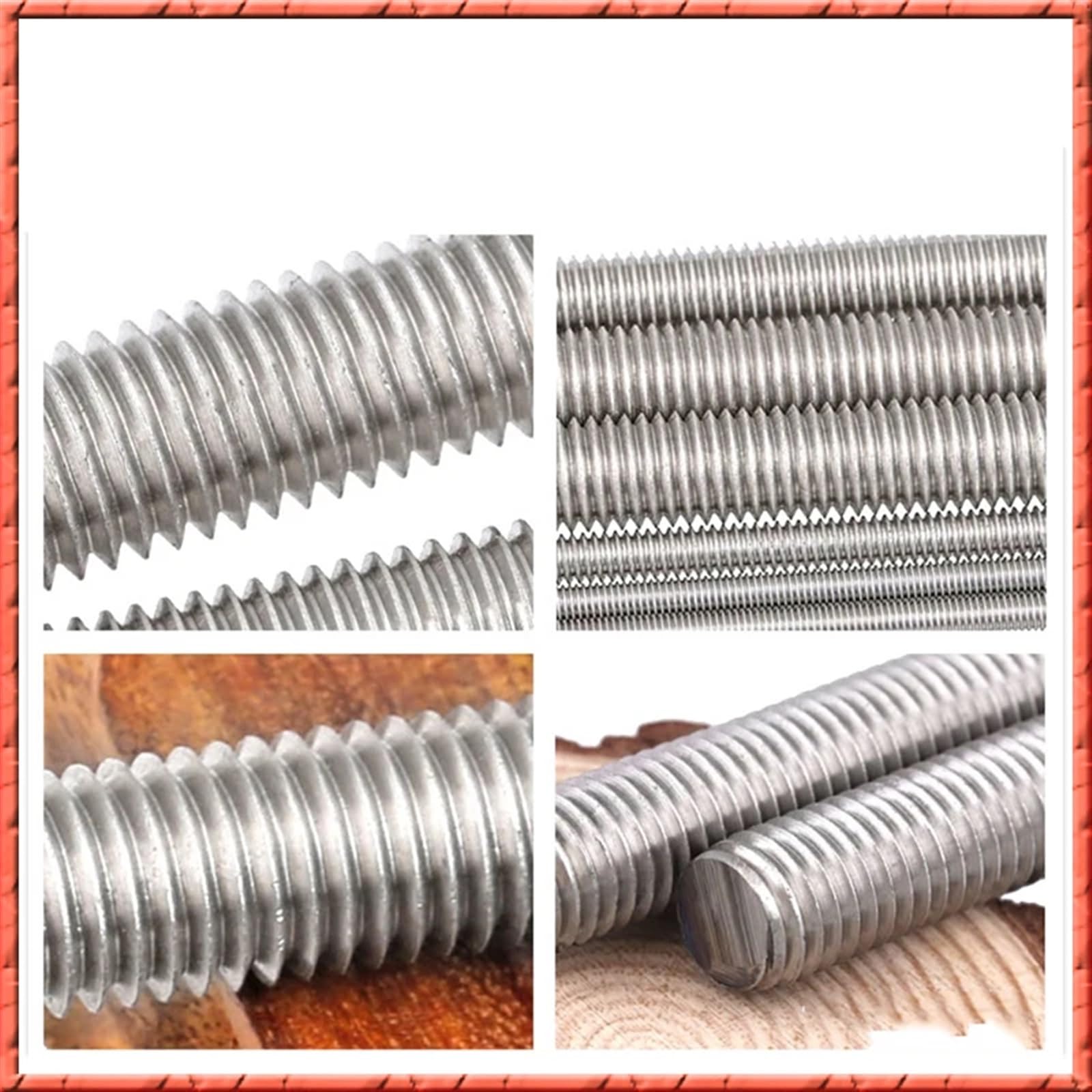 Vollgewindestange Edelstahl-Gewindestange DIN975, Vollgewinde M8, M10, M12, M14, mehrere Längen(M10 (20pcs),80mm)