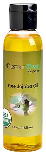 Aceite de jojoba orgánico certificado por USDA  100% puro, tamaño de trave, prensado en frío, todo natural para piel, cabello, uñas, ideal para
