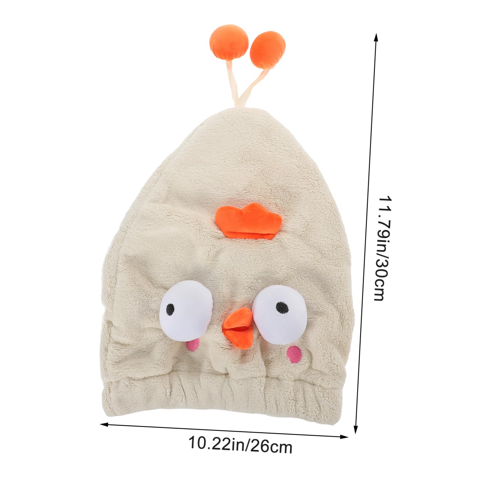 VICASKY Cute Cartoon Pet Design Hair Drying Cap Absorbent Hat Towel for Wet Hair Dryer Cap for Women Teen Girls