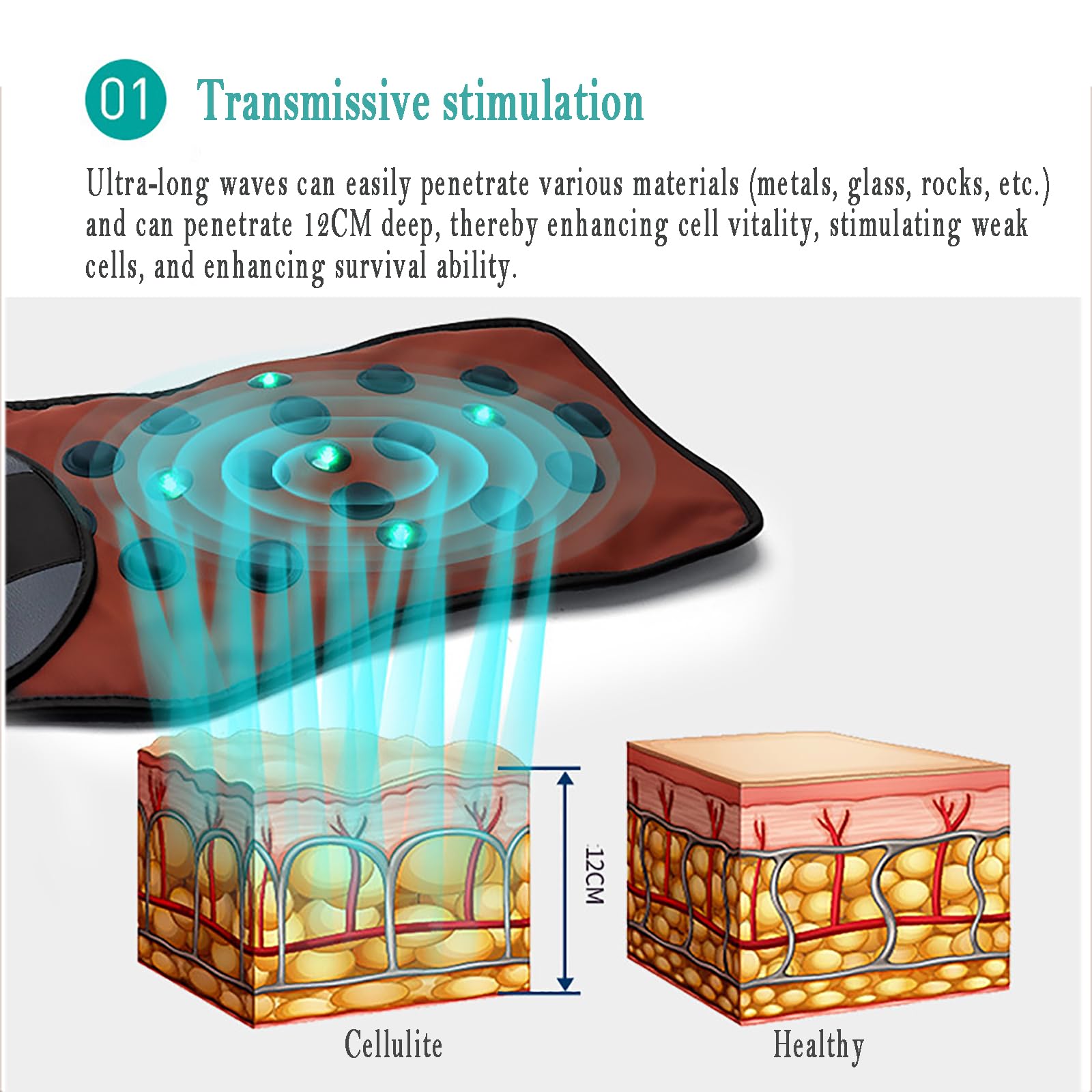 Massaggiatore Addominale Magnetico, Cintura Dimagrante riscaldata, Si riscalda Rapidamente, allevia la Tensione Muscolare, migliora Il metabolismo e rafforza l'immunità.