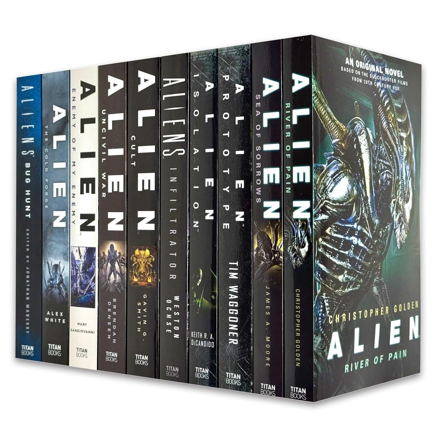Alien Series 10 Books Collection Set (Sea of Soccows, River of
