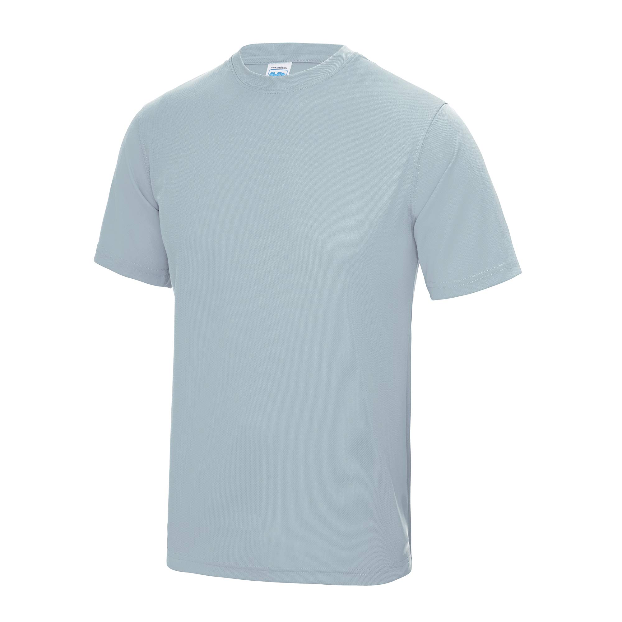 Just Cool Mens Performance Plain T-Shirt (M) (Sky Blue)