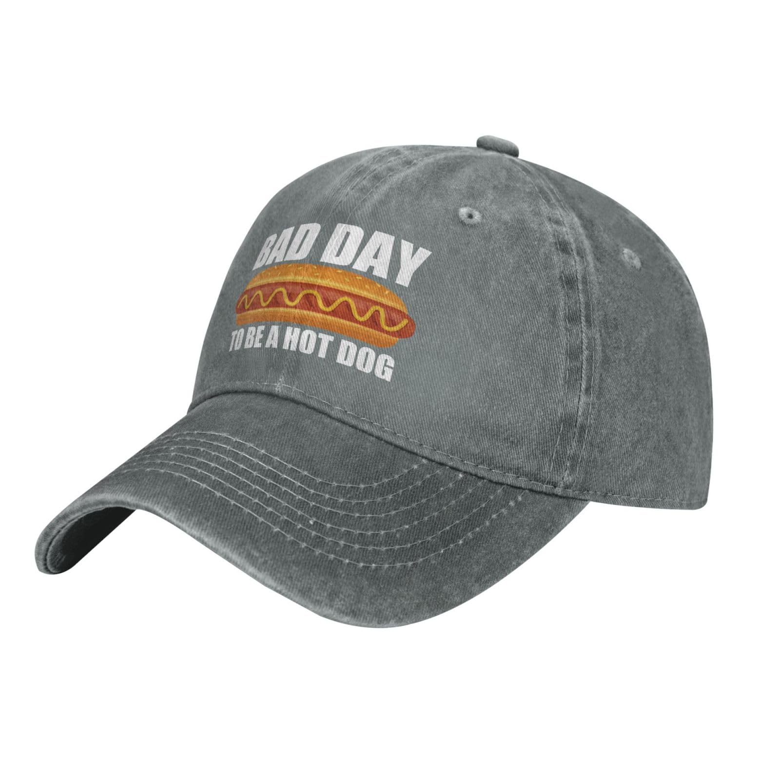 Hiking Hats for Men Bad Day to Be A Hot Dogs Cute Baseball Caps for Womens Summer Hats