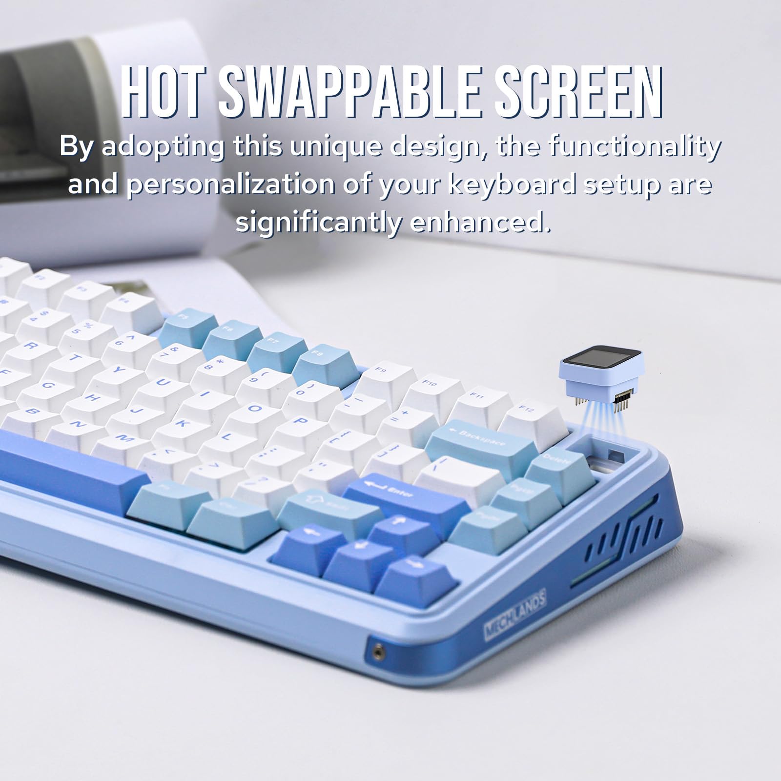 Amazon.com: MechLands Vibe75 V2 75% Wireless Gaming Keyboard with