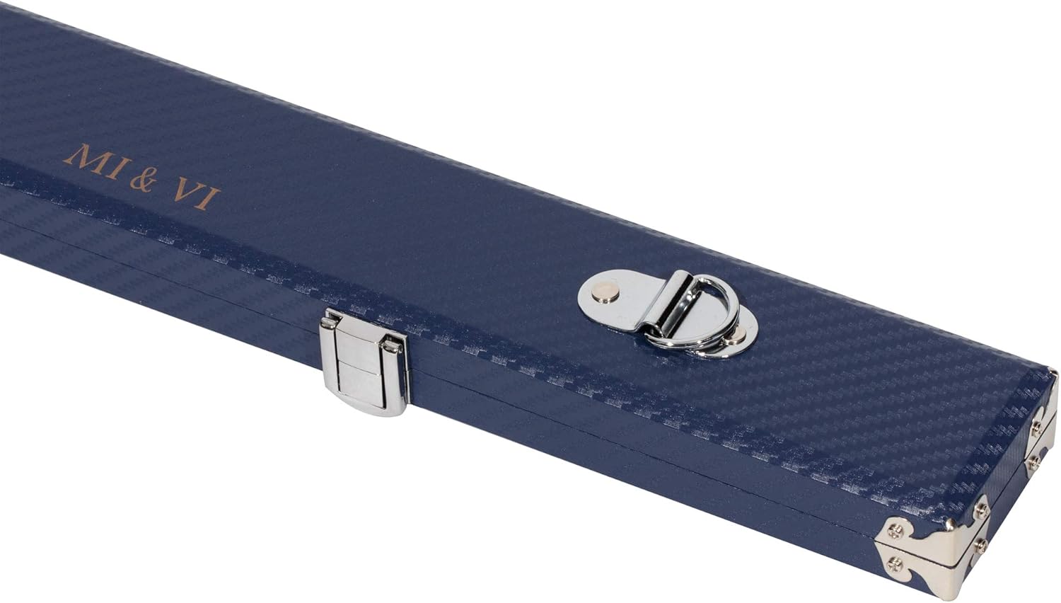MI&VI High-Density Bow Case for (1) Single Violin/Viola/Cello Bow with Adjustable Shoulder Strap in Blue - By MIVI Music (Blue)