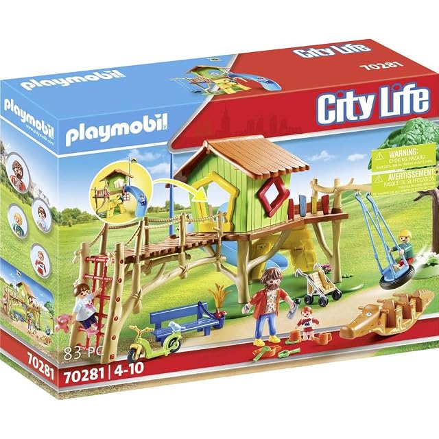 PLAYMOBIL City Life 70281 Parque Infantil Aventura