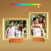 Light up Picture Frame 5x7, Color-Changing Led Picture Frame, Love Photo Frames for Couple, Cute Picture Lamp Decor for Family