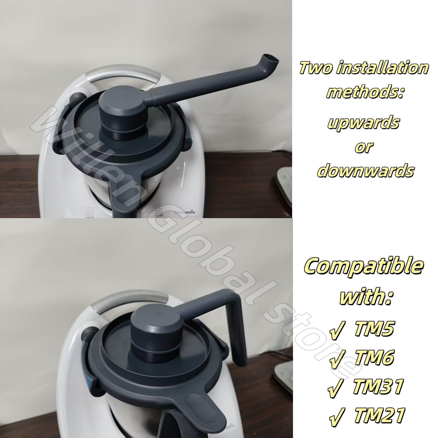 Steam Steering Attachment Steam Diverter Compatible with Thermomix TM5/TM6/TM31/TM21 Compatible with Thermomix TM5/TM6/TM31/TM21 Accessories