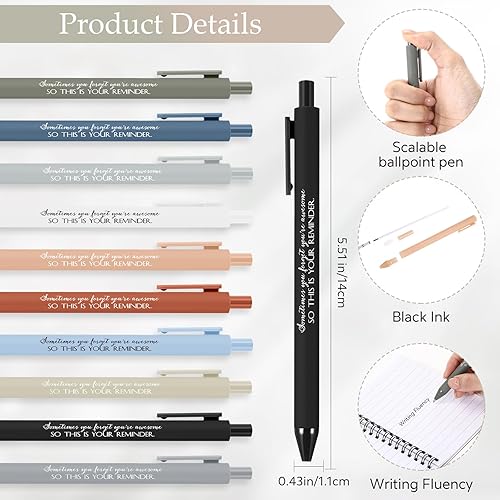 Vista 27 de Chuangdi 60 juegos de regalo de agradecimiento a los empleados, regalo de agradecimiento para graduados, regalo de fin de año, cuaderno inspirador