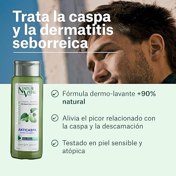 SHAMPOO ANTI-DANDRUFF by Natur Vital