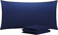Vista 47 de NTBAY Juego de fundas de almohada estándar, paquete de 2 fundas de almohada de microfibra cepillada de 20 x 26 pulgadas, suaves, sin arrugas